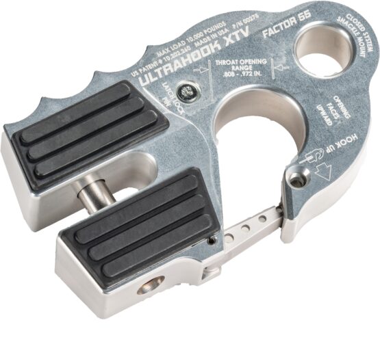 UltraHook XTV Winch Line Shackle Mount - Silver - Image 2