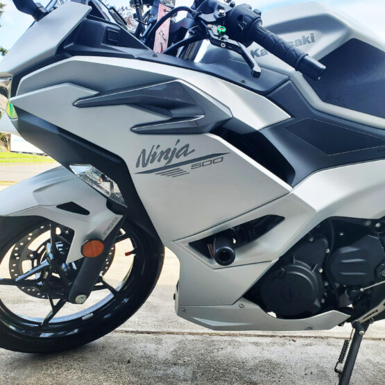Shogun Complete No Cut Frame Slider Kit Black For Kawasaki Ninja 500 2024 - Image 3