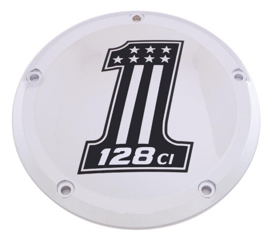 Custom Engraving 6" M8 Softail Derby Cover Chrome For Harley 2018-2022