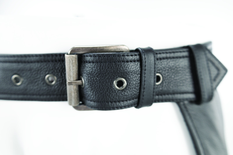 Kuryakyn Plains Leather Chaps Black Large Men's - Image 12