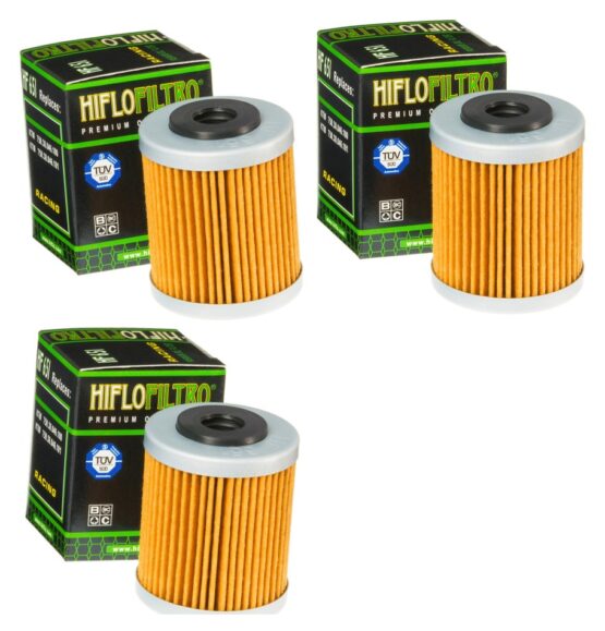 HF651 Oil Filter - 3 Pack
