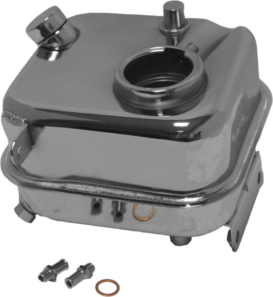 HardDrive Chrome Oil Tank For Harley FL 65-82, FX 71-82 - Image 2
