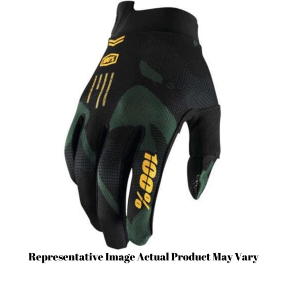 100% Youth iTrack Gloves - Black, SizeYouth Large