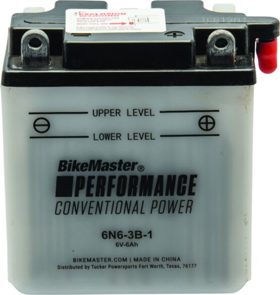 BikeMaster 6N6-3B-1 Conventional Battery