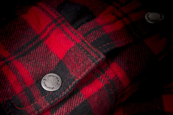 Highway 21 Marksman Flannel Black/Red Medium Men's Riding Shirt - Image 6
