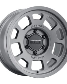 MR705 18x9 0mm Offset 6x5.5 106.25mm CB Titanium Wheel