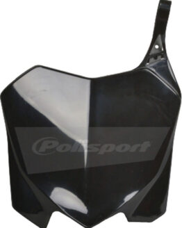 Front Number Plate - Black