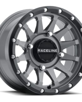 Trophy Wheel 4/137 14X7 5+2 +10MM Black/Grey