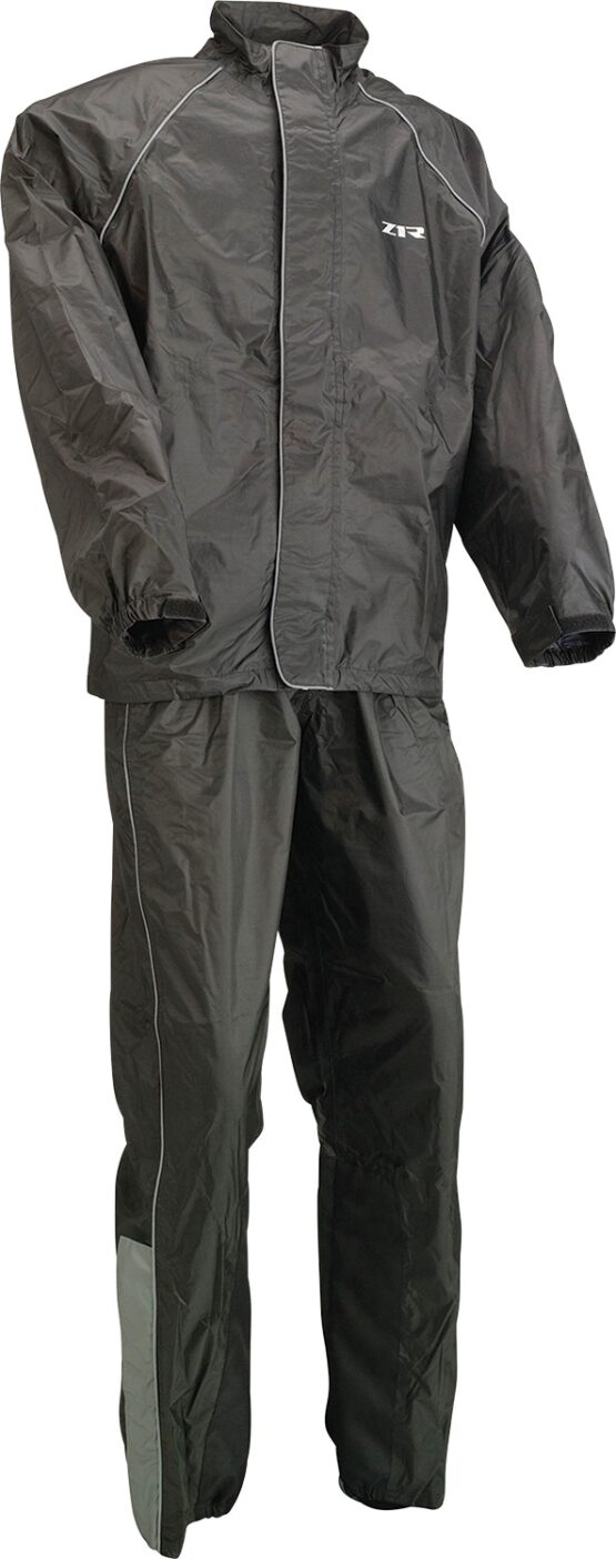Z1R 2-Piece Waterproof Rainsuit Black 3XL