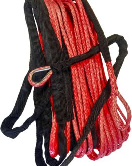 Open Trail Synthetic Winch Rope 3/16 in x 50 ft Red