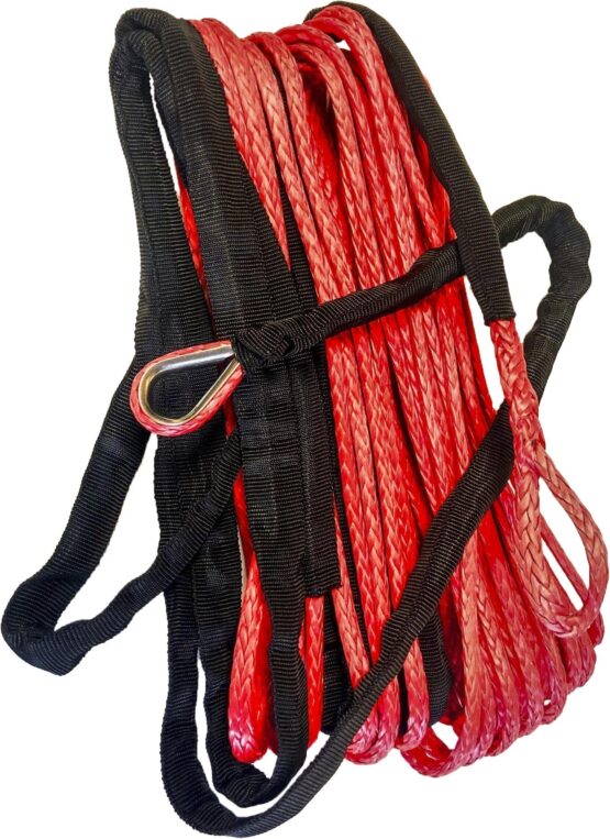 Open Trail Synthetic Winch Rope 3/16 in x 50 ft Red