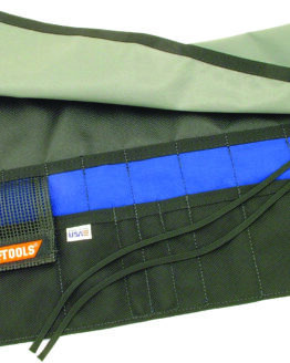 Ballistic Nylon Roll-Up Tool Pouch - Empty - 9.5" x 16" When Opened