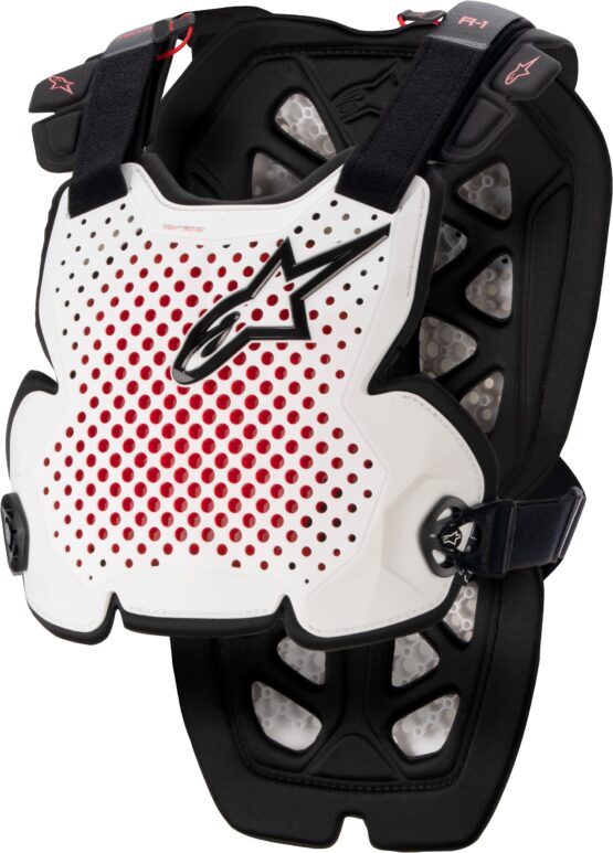 A-1 Chest Protector White/Black/Red XL/2X For Protective Use