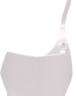 Front Number Plate - White