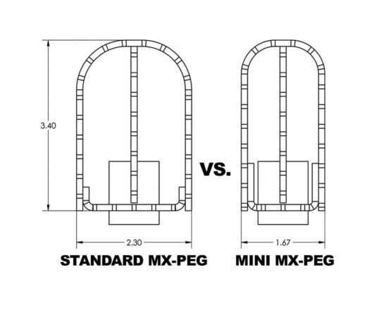 MX Pegs Pass - Black - Image 2