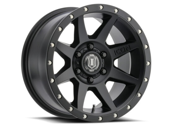 ICON Rebound 17x8.5 Satin Black Wheel 6x5.5 0mm Offset - Image 2