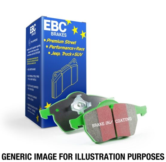 EBC Greenstuff Front Brake Pads DP21583 Fits 13+ Subaru Forester 2.0 Turbo - Image 2