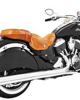 Liberty 4" Chrome Dual Slip On Exhaust Black Tip