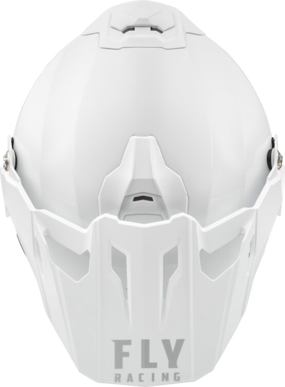 FLY Racing Trekker Solid Helmet White 2X-Large - Image 3