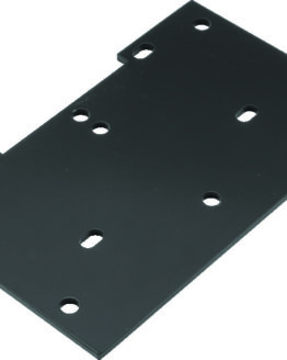 QuadBoss UTV Winch Mount Black Fits 16-22 Polaris General 1000
