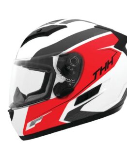 THH TS-80 Vision Full Face Helmet White/Red - 2XL