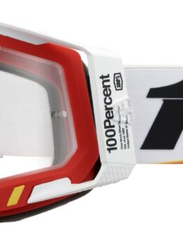 100% Racecraft 2 Goggles Arsham Red Clear Lens Adult Unisex