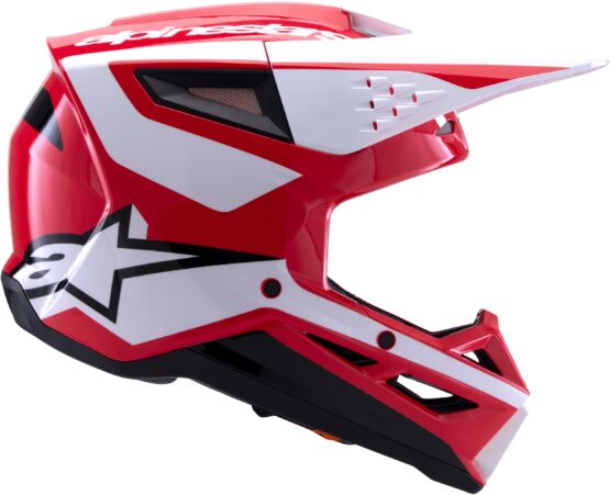 Alpinestars SM3 Heat Helmet Red/White/Black Gloss Small - Image 6