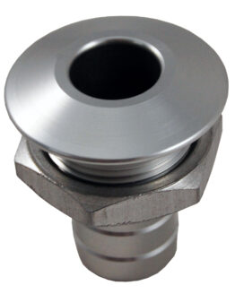 Blowsion Billet Thru-Hull Water Fitting Bilge Pump Outlet Natural