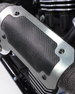 Gen3 Onyx Heat Shield Brushed/Black 4"x8"