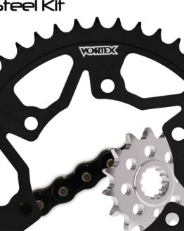 V3 Chain & Sprocket Kit Black RX Chain 520 16/40 Black Steel