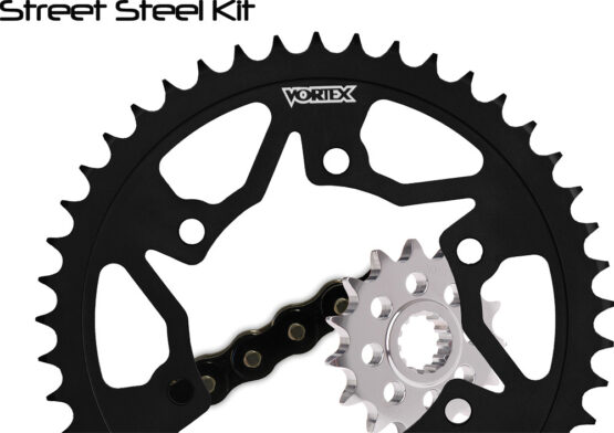 V3 Chain & Sprocket Kit Black RX Chain 520 16/40 Black Steel