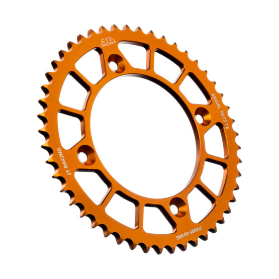 Orange Aluminum Rear Sprocket - 49 Teeth 428 Pitch