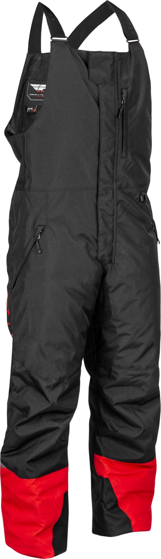 Fly Racing Outpost Bib Black/Red Small Snow Pants