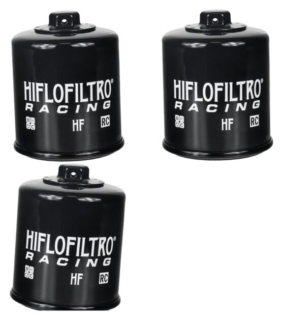 HF153RC Race Oil Filter - Black - 3 Pack
