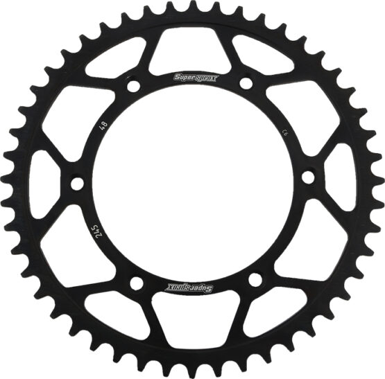 Supersprox Steel Rear Sprocket 48T Black Fits Yamaha 520 Chain