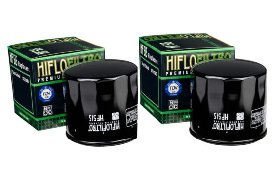 HF515 HIFLOFILTRO Premium Oil Filter For Royal Enfield 650 - 2 Pack