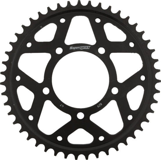 Supersprox Steel Rear Sprocket 47T 530 Black Fits Suzuki