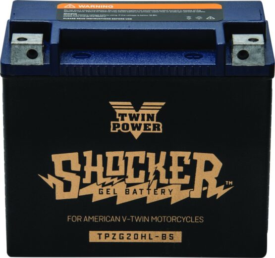TwinPower Shocker YTX-20HL Gel Battery 310CCA Replaces HD 65989-97A