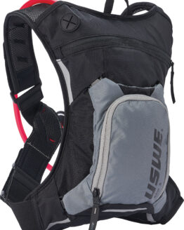 USWE Raw 3 Hydration Pack Carbon Black with Plug-n-Play Tube 2.0L