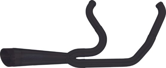 Two Brothers Comp-S 2-1 Exhaust Black with CF Endcap For Indian Chief 22-25