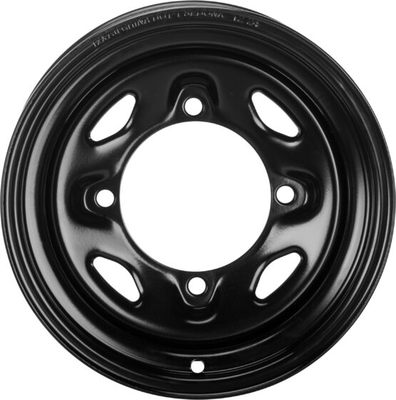 Sedona Steel Wheel 12x7 4/156 4+3 Black 14mm ATV/UTV