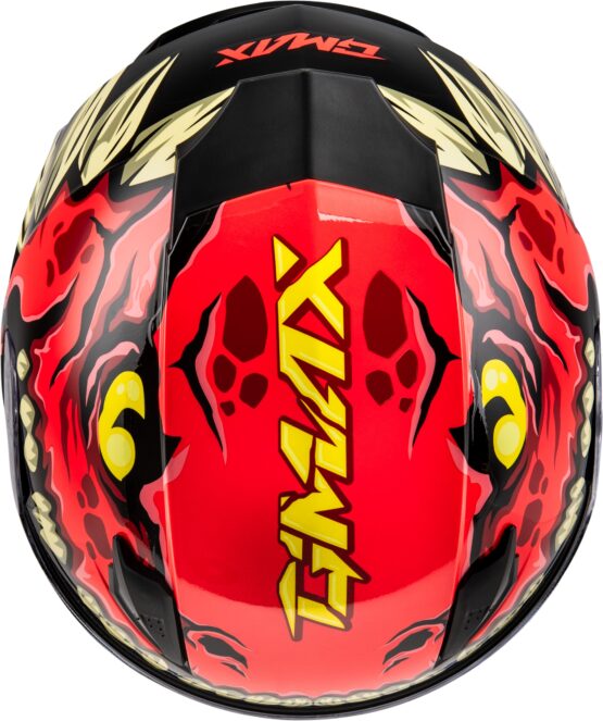 GMAX Youth GM-49Y Drax Helmet Red Youth Medium - Image 3