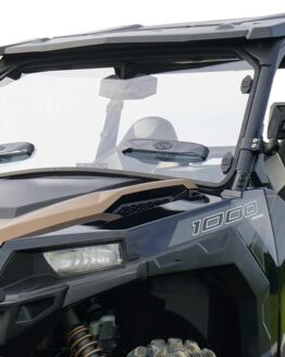 Spike Full Vented Hard-Coated Poly Windshield Clear For Polaris General 1000