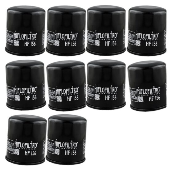 HF156 Oil Filter - Black - 10 Pack