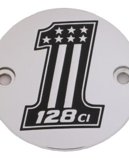 Custom Engraving M8 Timer Cover 128 Chrome