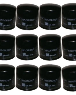 HF153 Oil Filter - Black - 12 Pack