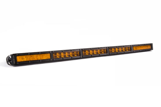 30 In LED Light Bar Single Row Straight Amber Combo - Diode Dynamics