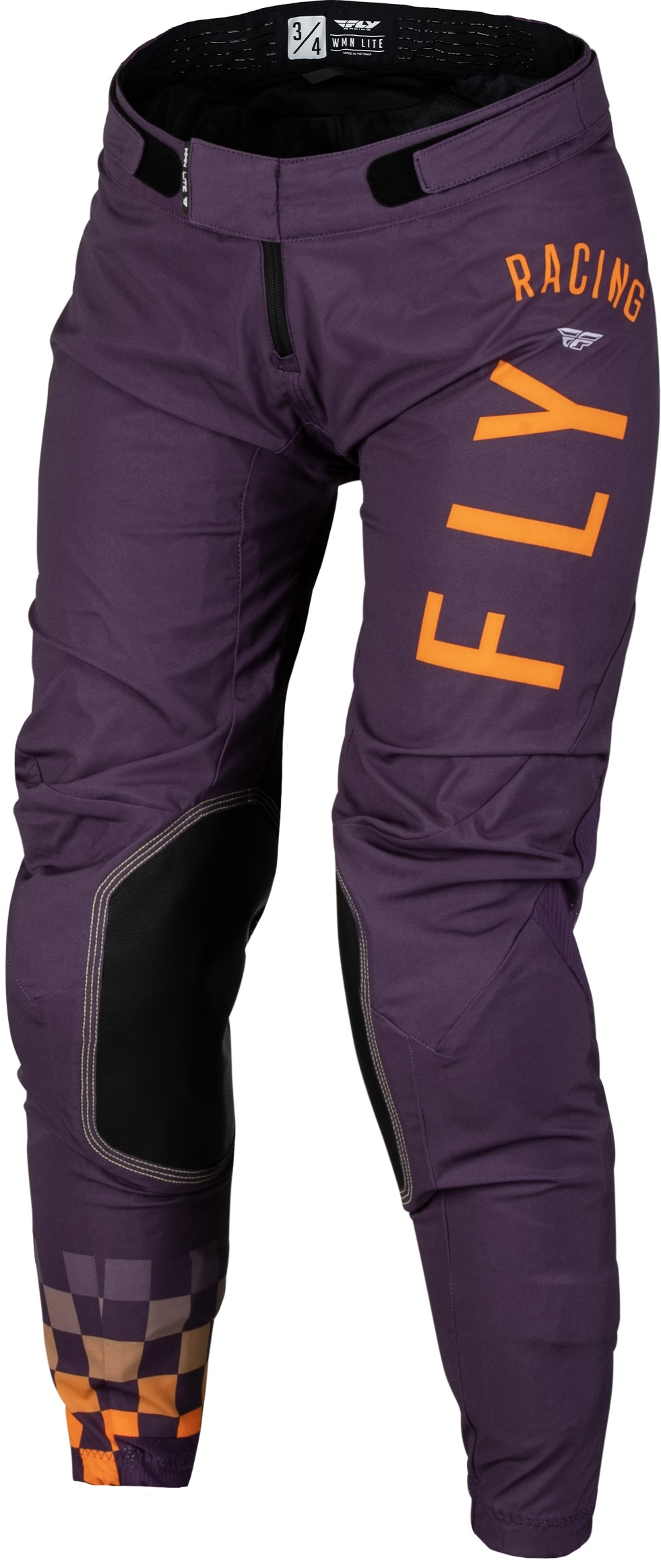 Fly Racing Women's Lite Pants Deep Purple/White/Neon Coral 07/08 - Image 3