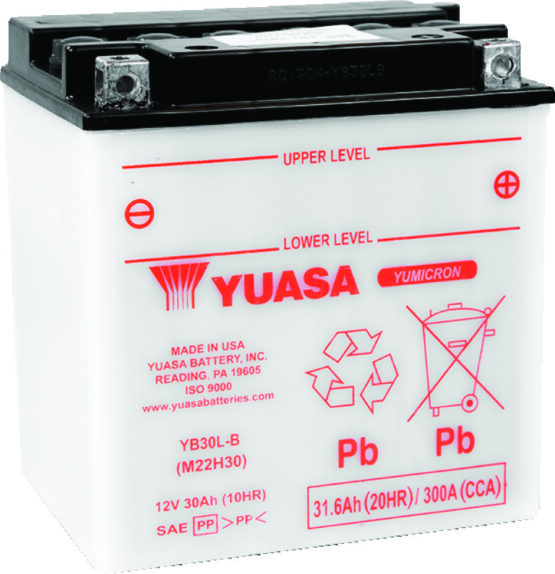 Yuasa YB30L-B Yumicron 12V Battery