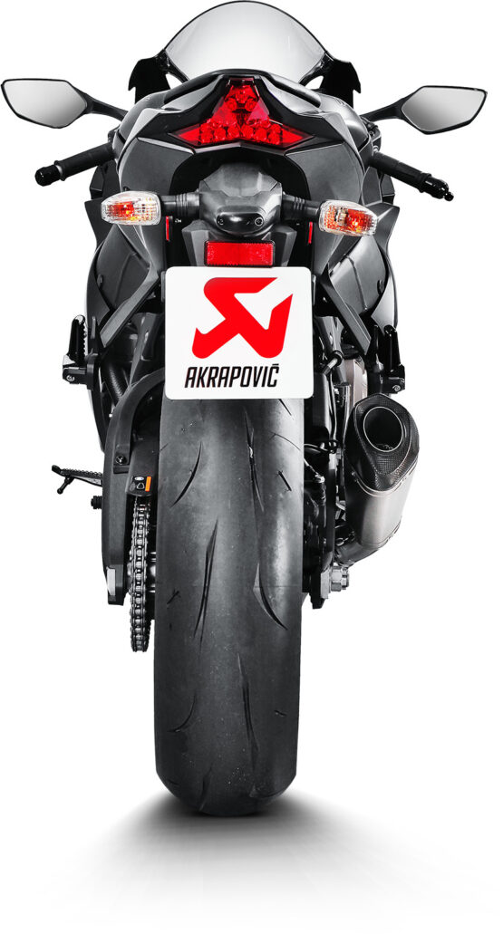 Akrapovic Titanium Slip-On Exhaust w/ Link Pipe Silver Fits Kawasaki ZX10R - Image 3
